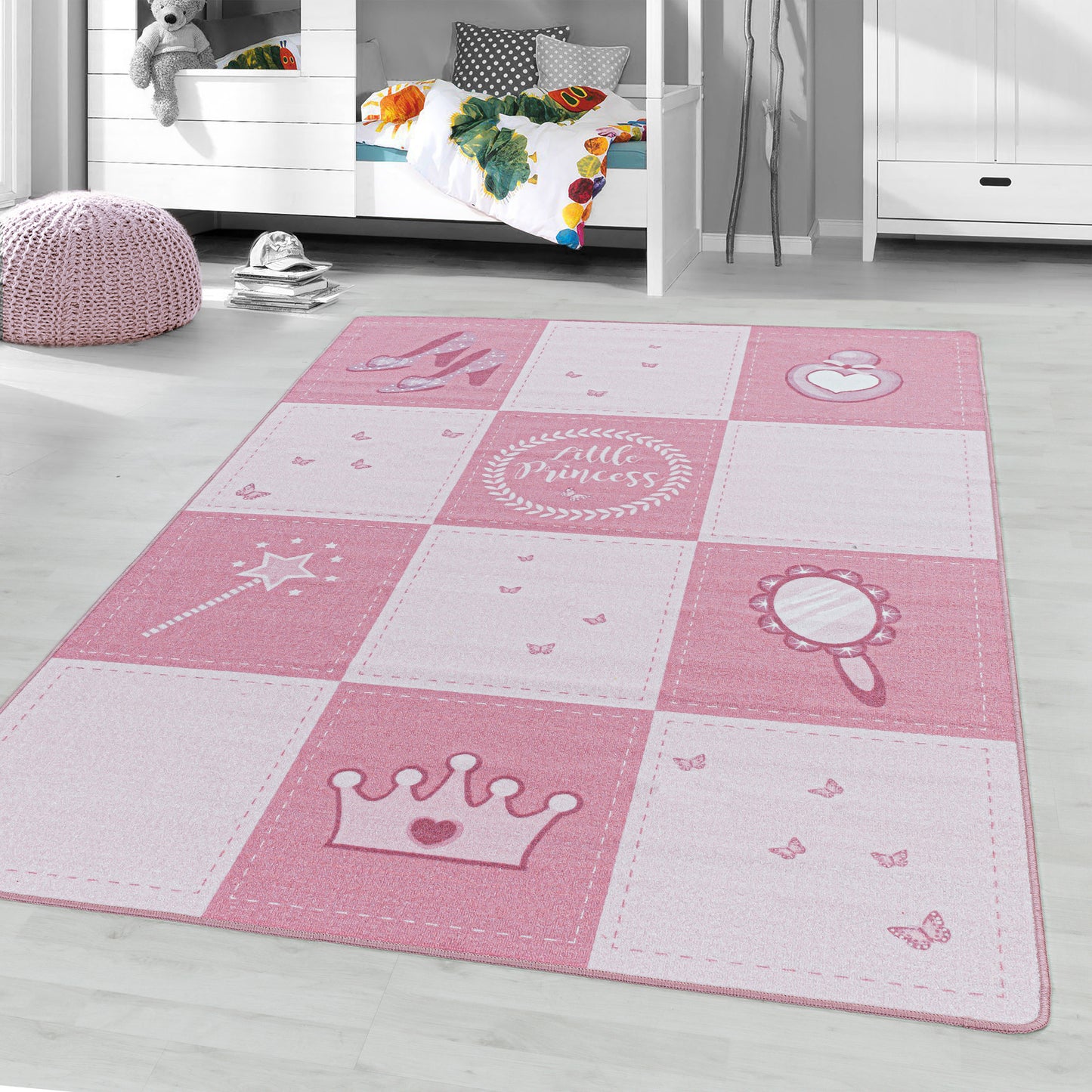 Miovani Kinderteppich Prinzessin-Design Kinderzimmer